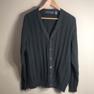 XL Oscar De La Renta button down cardigan